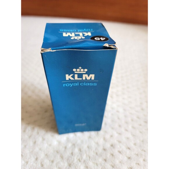 VTG EUC KLM Blue Delft House #45 Bols Empty Holland Dutch KLM Airlines in Box - Picture 9 of 10